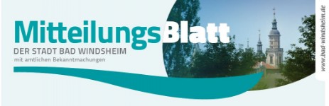 Mitteilungsblatt der Stadt Bad Windsheim